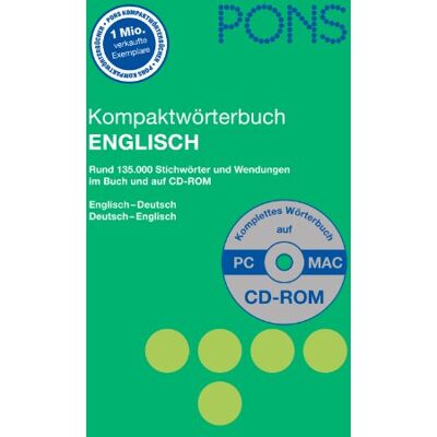 Erich Weis - GEBRAUCHT PONS Kompaktwörterbuch Englisch: Rund 135.000 Stichwörter und Wendungen im Buch und auf CD-ROM. Englisch-Deutsch / Deutsch-Englisch - Preis vom 18.07.2026 15:42:37 h Erich Weis - GEBRAUCHT PONS Kompaktwörterbuch Englisch: Rund 135.000 Stichwörter und Wendungen im Buch und auf CD-ROM. Englisch-Deutsch / Deutsch-Englisch - Preis vom 18.07.2026 15:42:37 h