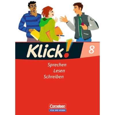 Nina Bähnk - GEBRAUCHT Klick! Deutsch - Östliche Bundesländer und Berlin: 8. Schuljahr - Sprechen, Lesen, Schreiben: Schülerbuch - Preis vom 21.07.2026 19:43:26 h Nina Bähnk - GEBRAUCHT Klick! Deutsch - Östliche Bundesländer und Berlin: 8. Schuljahr - Sprechen, Lesen, Schreiben: Schülerbuch - Preis vom 21.07.2026 19:43:26 h