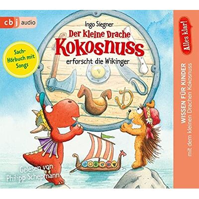 Ingo Siegner - GEBRAUCHT Alles klar! Der kleine Drache Kokosnuss erforscht die Wikinger: CD Standard Audio Format, Lesung (Drache-Kokosnuss-Sachbuchreihe, Band 8) - Preis vom 06.08.2026 23:27:29 h Ingo Siegner - GEBRAUCHT Alles klar! Der kleine Drache Kokosnuss erforscht die Wikinger: CD Standard Audio Format, Lesung (Drache-Kokosnuss-Sachbuchreihe, Band 8) - Preis vom 06.08.2026 23:27:29 h