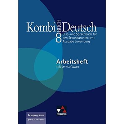 Tanja Klingbeil - GEBRAUCHT Kombi-Buch Deutsch - Ausgabe Luxemburg / Kombi-Buch Deutsch Luxemburg AH 8: Lese- und Sprachbuch für den Sekundarunterricht; auf der Basis von ... für Erziehung und Berufsausbildung, Luxemburg - Preis vom 22.07.2026 11:50:13 h Tanja Klingbeil - GEBRAUCHT Kombi-Buch Deutsch - Ausgabe Luxemburg / Kombi-Buch Deutsch Luxemburg AH 8: Lese- und Sprachbuch für den Sekundarunterricht; auf der Basis von ... für Erziehung und Berufsausbildung, Luxemburg - Preis vom 22.07.2026 11:50:13 h