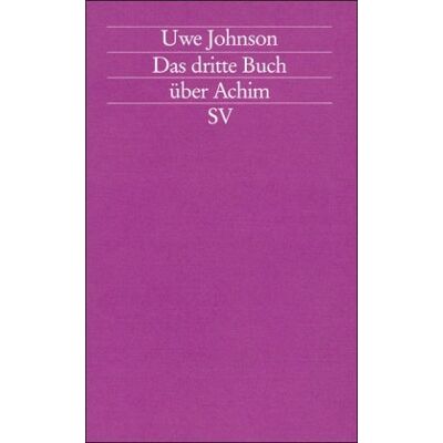 Uwe Johnson - GEBRAUCHT Das dritte Buch über Achim: Roman (edition suhrkamp) - Preis vom 19.07.2026 03:14:19 h Uwe Johnson - GEBRAUCHT Das dritte Buch über Achim: Roman (edition suhrkamp) - Preis vom 19.07.2026 03:14:19 h