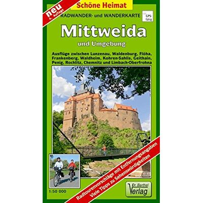 Verlag Dr. Barthel - GEBRAUCHT Radwander-und Wanderkarte Mittweida und Umgebung: Ausflüge zwischen Penig, Mittweida, Roßwein und Döbeln sowie Frankenberg und Chemnitz. 1:50000 (Schöne Heimat) - Preis vom 18.07.2026 03:15:39 h Verlag Dr. Barthel - GEBRAUCHT Radwander-und Wanderkarte Mittweida und Umgebung: Ausflüge zwischen Penig, Mittweida, Roßwein und Döbeln sowie Frankenberg und Chemnitz. 1:50000 (Schöne Heimat) - Preis vom 18.07.2026 03:15:39 h
