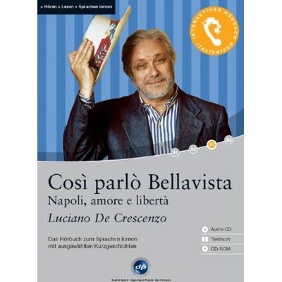 Luciano Crescenzo - GEBRAUCHT Cosi parlo Bellavista: Das Hörbuch zum Sprachen lernen mit ausgewählten Kurzgeschichten. Niveau B1: Fortgeschrittene 2.400 Wörter - Preis vom 31.07.2026 03:16:51 h Luciano Crescenzo - GEBRAUCHT Cosi parlo Bellavista: Das Hörbuch zum Sprachen lernen mit ausgewählten Kurzgeschichten. Niveau B1: Fortgeschrittene 2.400 Wörter - Preis vom 31.07.2026 03:16:51 h