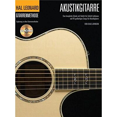 Chad Johnson - GEBRAUCHT Hal Leonard Gitarrenmethode für Akustikgitarre (Buch & CD): Eine komplette Schule mit Schritt-für-Schritt Lektionen und 45 großartigen Songs für Akustikgitarre - Preis vom 22.07.2026 11:50:13 h Chad Johnson - GEBRAUCHT Hal Leonard Gitarrenmethode für Akustikgitarre (Buch & CD): Eine komplette Schule mit Schritt-für-Schritt Lektionen und 45 großartigen Songs für Akustikgitarre - Preis vom 22.07.2026 11:50:13 h