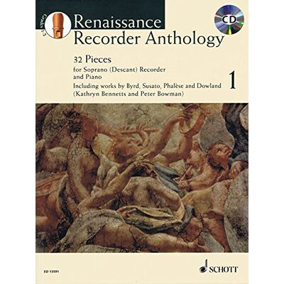 Kathryn Bennetts - GEBRAUCHT Renaissance Recorder Anthology 1: 32 Pieces for Soprano (Descant) Recorder and Piano. Vol. 1. Sopran-Blockflöte und Klavier. Ausgabe mit CD. (Schott Anthology Series) - Preis vom 22.07.2026 11:50:13 h Kathryn Bennetts - GEBRAUCHT Renaissance Recorder Anthology 1: 32 Pieces for Soprano (Descant) Recorder and Piano. Vol. 1. Sopran-Blockflöte und Klavier. Ausgabe mit CD. (Schott Anthology Series) - Preis vom 22.07.2026 11:50:13 h