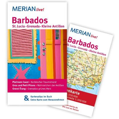 Robert Möginger - GEBRAUCHT Barbados St. Lucia Grenada - Kleine Antillen: MERIAN live! - Mit Kartenatlas im Buch und Extra-Karte zum Herausnehmen - Preis vom 18.07.2026 03:15:39 h Robert Möginger - GEBRAUCHT Barbados St. Lucia Grenada - Kleine Antillen: MERIAN live! - Mit Kartenatlas im Buch und Extra-Karte zum Herausnehmen - Preis vom 18.07.2026 03:15:39 h