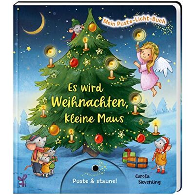 Christina Nömer - GEBRAUCHT Es wird Weihnachten, kleine Maus: Weihnachtsbilderbuch zum Mitmachen für Kinder ab 18 Monaten mit Puste-Licht und LED-Lämpchen (Mein Puste-Licht-Buch) - Preis vom 27.08.2026 23:26:11 h Christina Nömer - GEBRAUCHT Es wird Weihnachten, kleine Maus: Weihnachtsbilderbuch zum Mitmachen für Kinder ab 18 Monaten mit Puste-Licht und LED-Lämpchen (Mein Puste-Licht-Buch) - Preis vom 27.08.2026 23:26:11 h