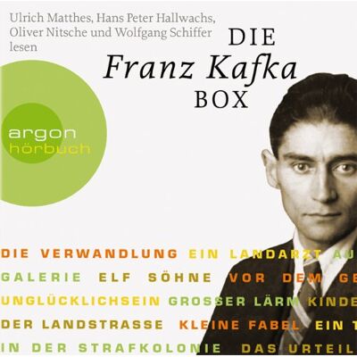 Franz Kafka - GEBRAUCHT Die Franz Kafka Box (Die Verwandlung / Das Urteil / In der Strafkolonie / Ein Landarzt / Auf der Galerie u.a.) - Preis vom 23.07.2026 03:12:14 h Franz Kafka - GEBRAUCHT Die Franz Kafka Box (Die Verwandlung / Das Urteil / In der Strafkolonie / Ein Landarzt / Auf der Galerie u.a.) - Preis vom 23.07.2026 03:12:14 h