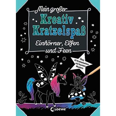 Mein großer Kreativ-Kratzelspaß: Einhörner, Elfen und Feen: für Mädchen ab 5 Jahre (Kreativ-Kratzelbuch) - Preis vom 13.10.2026 11:25:28 h Mein großer Kreativ-Kratzelspaß: Einhörner, Elfen und Feen: für Mädchen ab 5 Jahre (Kreativ-Kratzelbuch) - Preis vom 13.10.2026 11:25:28 h