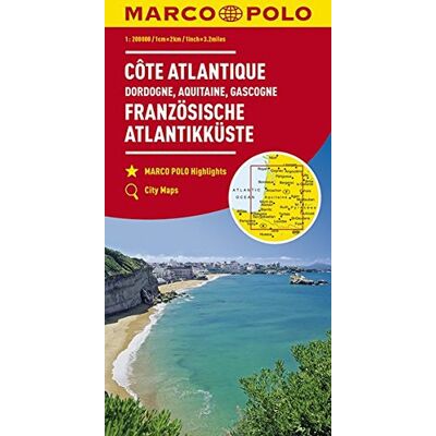 Collectif - GEBRAUCHT MARCO POLO Karte Frankreich Französische Atlantikküste 1:300 000: Dordogne, Aquitaine, Gascogne (MARCO POLO Karten 1:300.000) - Preis vom 22.07.2026 11:50:13 h Collectif - GEBRAUCHT MARCO POLO Karte Frankreich Französische Atlantikküste 1:300 000: Dordogne, Aquitaine, Gascogne (MARCO POLO Karten 1:300.000) - Preis vom 22.07.2026 11:50:13 h
