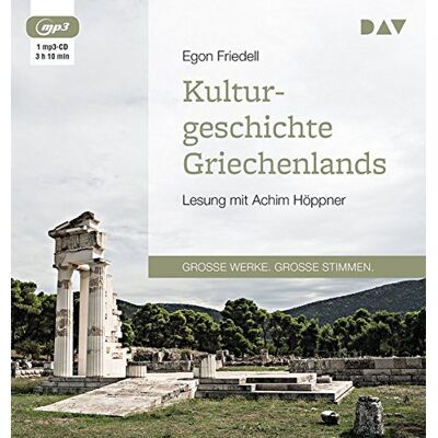Egon Friedell - GEBRAUCHT Kulturgeschichte Griechenlands: Lesung mit Achim Höppner (1 mp3-CD) - Preis vom 28.07.2026 19:44:38 h Egon Friedell - GEBRAUCHT Kulturgeschichte Griechenlands: Lesung mit Achim Höppner (1 mp3-CD) - Preis vom 28.07.2026 19:44:38 h