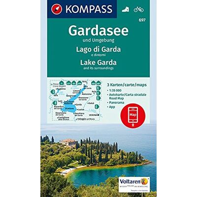 KOMPASS-Karten GmbH - GEBRAUCHT Gardasee und Umgebung - Lake Garda and its surroundings - Lago di Garda e dintorni: 3 Wanderkarten 1:35000 im Set inklusive Karte zur offline ... (KOMPASS-Wanderkarten, Band 697) - Preis vom 18.07.2026 03:15:39 h KOMPASS-Karten GmbH - GEBRAUCHT Gardasee und Umgebung - Lake Garda and its surroundings - Lago di Garda e dintorni: 3 Wanderkarten 1:35000 im Set inklusive Karte zur offline ... (KOMPASS-Wanderkarten, Band 697) - Preis vom 18.07.2026 03:15:39 h