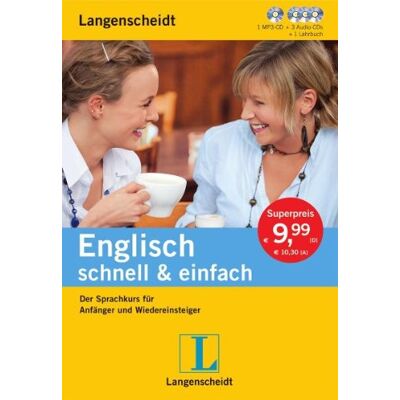 GEBRAUCHT Langenscheidt Englisch schnell & einfach - Set aus Buch, 3 Audio-CDs und 1 MP3-CD: Der Sprachkurs für Anfänger und Wiedereinsteiger (Langenscheidt schnell & einfach) - Preis vom 21.07.2026 07:38:43 h GEBRAUCHT Langenscheidt Englisch schnell & einfach - Set aus Buch, 3 Audio-CDs und 1 MP3-CD: Der Sprachkurs für Anfänger und Wiedereinsteiger (Langenscheidt schnell & einfach) - Preis vom 21.07.2026 07:38:43 h