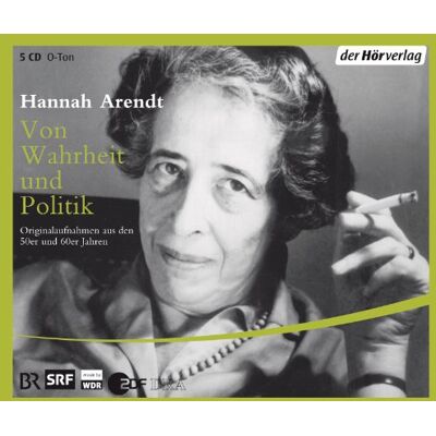 Hannah Arendt - GEBRAUCHT Von Wahrheit und Politik: Reden und Gespräche: Originalaufnahmen aus den 50er und 60er Jahren. Reden und Gespräche, (5 CDs) - Preis vom 06.08.2026 23:27:29 h Hannah Arendt - GEBRAUCHT Von Wahrheit und Politik: Reden und Gespräche: Originalaufnahmen aus den 50er und 60er Jahren. Reden und Gespräche, (5 CDs) - Preis vom 06.08.2026 23:27:29 h