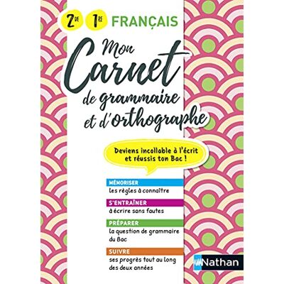 Lise Campy-Weis - GEBRAUCHT Mon carnet de grammaire et d'orthographe : français 2de, 1re - Preis vom 22.07.2026 11:50:13 h Lise Campy-Weis - GEBRAUCHT Mon carnet de grammaire et d'orthographe : français 2de, 1re - Preis vom 22.07.2026 11:50:13 h