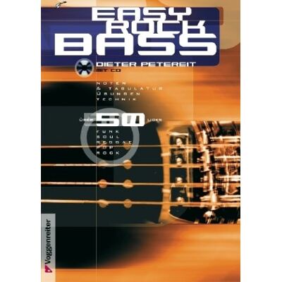 Dieter Petereit - GEBRAUCHT Easy Rock Bass. Inkl. CD und Ausklapptafel.: Über 50 Licks: Funk, Soul, Reggae, Pop, Rock. Mit Noten und Tabulatur - Preis vom 06.08.2026 23:27:29 h Dieter Petereit - GEBRAUCHT Easy Rock Bass. Inkl. CD und Ausklapptafel.: Über 50 Licks: Funk, Soul, Reggae, Pop, Rock. Mit Noten und Tabulatur - Preis vom 06.08.2026 23:27:29 h