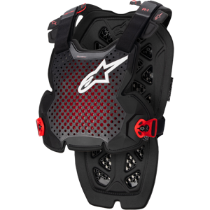 Brustschutz Alpinestars A-1 Anthrazit-Schwarz-Rot M/L