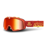 Crossbrille 100% Barstow Linse Death Spray - Rot Verspiegelt Rot