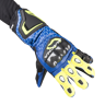 Handschuhe Macna Track R Blau-Schwarz-Neongelb M