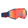 Crossbrille Scott Fury Dunkelblau-Neonrot-Orange Chrome Works