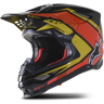 Crosshelm Alpinestars Supertech S-M10 Mips Carbon Meta2 Schwarz-Gelb-Orange XS