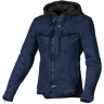 Motorradhoodie Macna Inland Blau-Braun Damen M