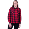 Hemdjacke Aramidverstärkt Course Schwarz-Rot Damen XL