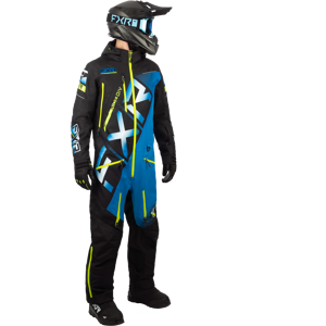 Anzug FXR CX F.A.S.T. Insulated Schwarz-Blau-HiVis XL