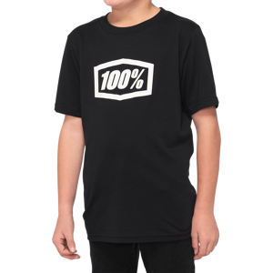 T-Shirt 100% Icon Schwarz Kinder S