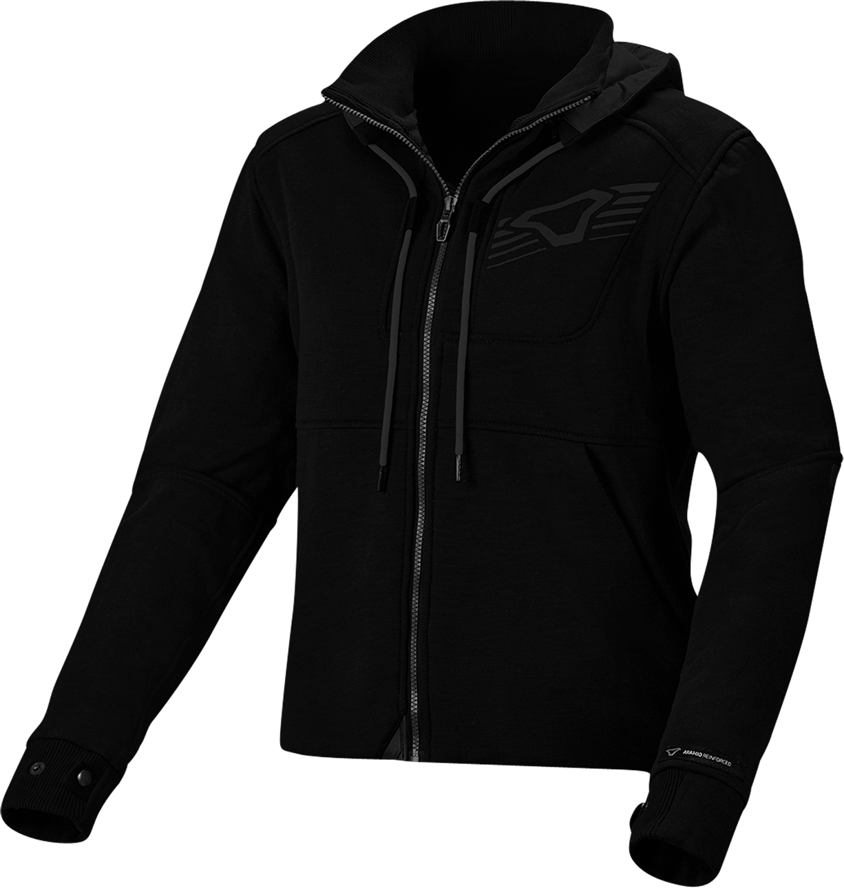 Macna Motorradhoodie Macna District Schwarz Damen