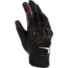 Motorradhandschuhe Bering Lady Kelly Fuchsia-Schwarz Damen