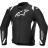 Motorradjacke Alpinestars T-SP 1 V2 Waterproof Schwarz-Weiß