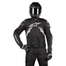 Motorradjacke Alpinestars  T-GP Plus R V3 Air Motorcycle Schwarz-Grau-Weiß