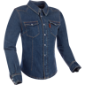 Motorradjacke Segura Terence Blau Damen