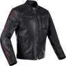 Motorradjacke Segura Devon Schwarz-Burgund