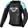 Motorradjacke Macna Tronniq Schwarz-Blau Damen