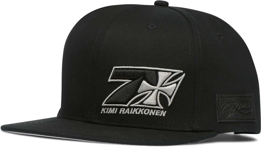 Kimi Cap KIMI Cross 7 Flatbill Snapback Schwarz