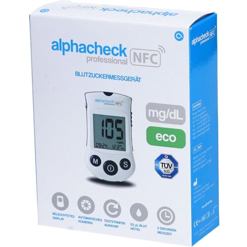 Alphacheck professional Blutzuckerm.mg/dl eco 1 St Gerät