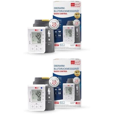 Aponorm Blutdruckmessgerät Basis Control Oberarm 2x 2x1 St Aponorm Blutdruckmessgerät Basis Control Oberarm 2x 2x1 St