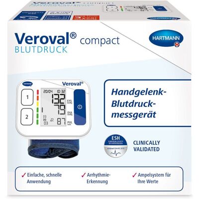 Veroval compact Handgelenk-Blutdruckmessgerät 1 St Gerät Veroval compact Handgelenk-Blutdruckmessgerät 1 St Gerät