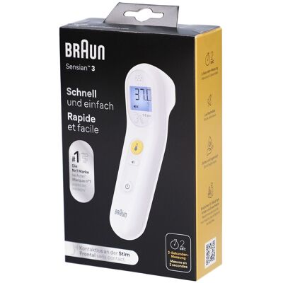 Braun Sensian 3 kontaktloses Thermometer 1 St Braun Sensian 3 kontaktloses Thermometer 1 St