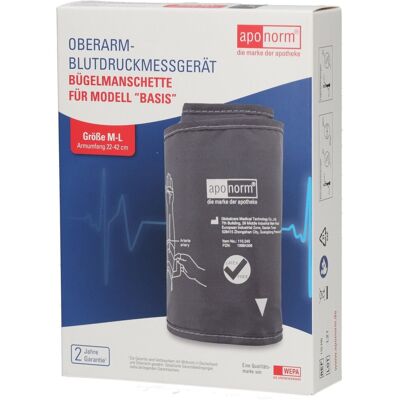 Aponorm Blutdruckmessgerät Basis Manschette M-L 1 St Aponorm Blutdruckmessgerät Basis Manschette M-L 1 St