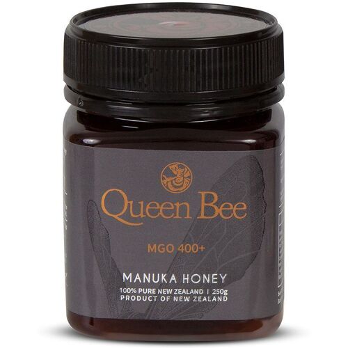 Nzqueenbee Manuka Honig MGO 400+ NZQ 250 g Flaschen
