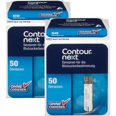 Doppelpack Contour Next Sensoren 2x50 St Teststreifen Doppelpack Contour Next Sensoren 2x50 St Teststreifen