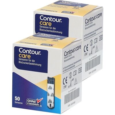 Doppelpack Contour Care Sensoren 2x50 St Teststreifen Doppelpack Contour Care Sensoren 2x50 St Teststreifen