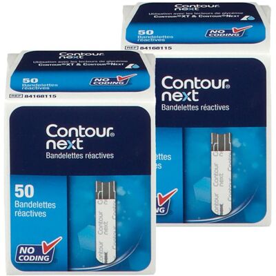 Contour Next Sensoren Teststreifen Doppelpack 2x50 St Contour Next Sensoren Teststreifen Doppelpack 2x50 St