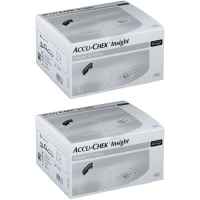 Accu-Chek Insight Adapter & Schlauch 70cm Inf.-Set 2x 2x10 St Katheter Accu-Chek Insight Adapter & Schlauch 70cm Inf.-Set 2x 2x10 St Katheter
