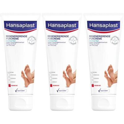 Hansaplast Fußcreme 10% Urea x3 3x100 ml Creme Hansaplast Fußcreme 10% Urea x3 3x100 ml Creme