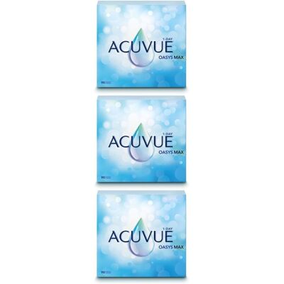 1-Day Acuvue Oasys MAX 8.5 90P RX x3 3x90 St 1-Day Acuvue Oasys MAX 8.5 90P RX x3 3x90 St