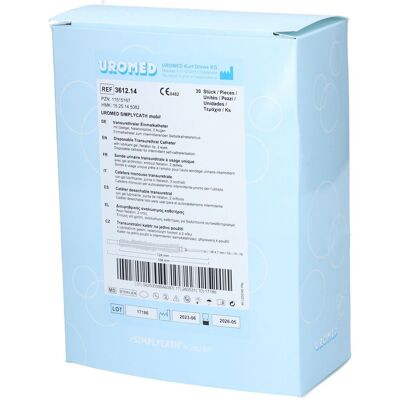 Uromed Simplycath mobil Ch 14 15 cm 3612 30 St Katheter Uromed Simplycath mobil Ch 14 15 cm 3612 30 St Katheter